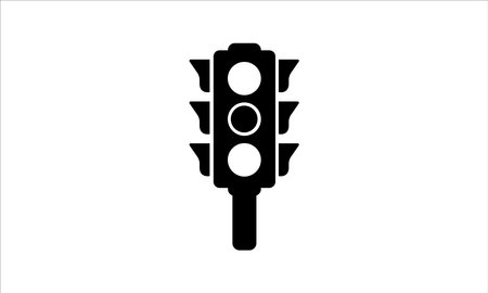 Traffic Light vector logo design templateのイラスト素材