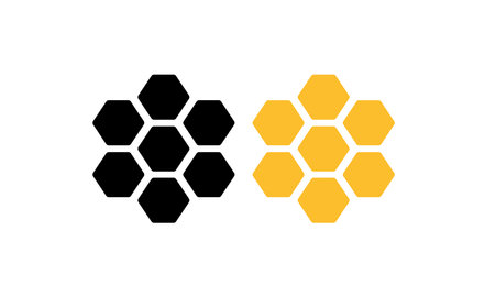 Honeycomb icon vector sign illustrationのイラスト素材