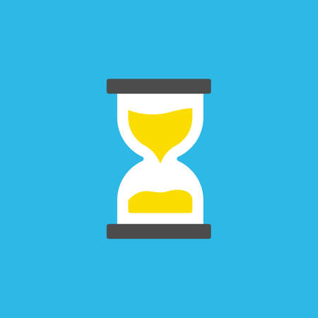 Sand time simple icon logo symbol vector download