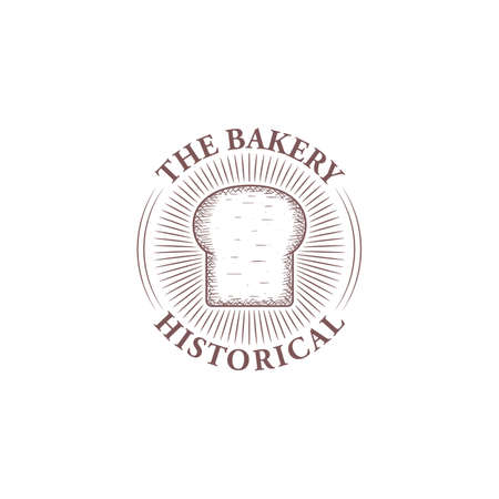 The bakery hand drawing vintage style icon symbol.のイラスト素材