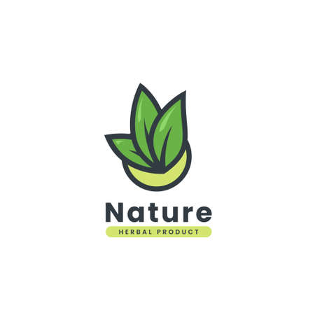 Group tree leaf nature herbal product logo iconのイラスト素材
