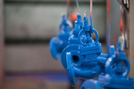 Valve Painting Processの写真素材