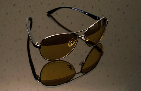HD glasses, Mirror brown glasses