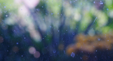 Dirty window bokeh photoの写真素材