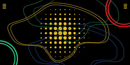 Gradient template background with color pattern, suitable for webinar, ads, or media social template. Vector illustration.のイラスト素材