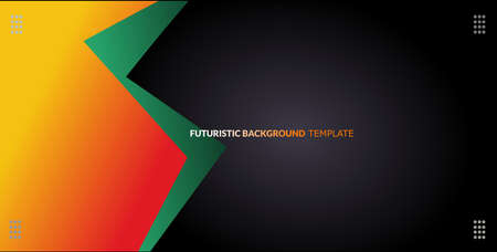 Gradient template background with color pattern, suitable for webinar, ads, or media social template. Vector illustration.のイラスト素材