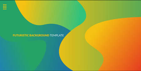 Gradient template background with color pattern, suitable for webinar, ads, or media social template. Vector illustration.のイラスト素材