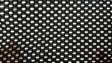 Texture, background, pattern. Cloth knitted in black and white.