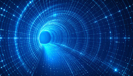 Abstract technology background, vector illustration. Graphic concept for your design.の素材