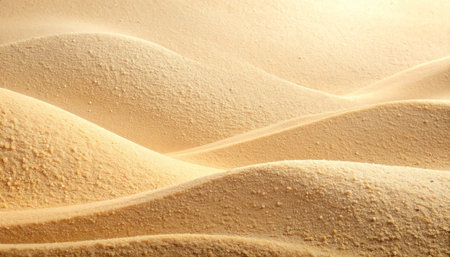 Sand dunes in the desert as an abstract background. Texture.の素材