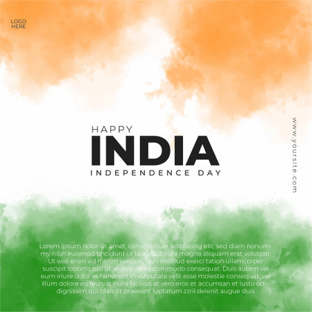happy india watercolor festival greeting card background design vector illustration EPS10のイラスト素材
