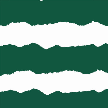 Seamless pattern with torn paper on green background. Vector illustration.のイラスト素材