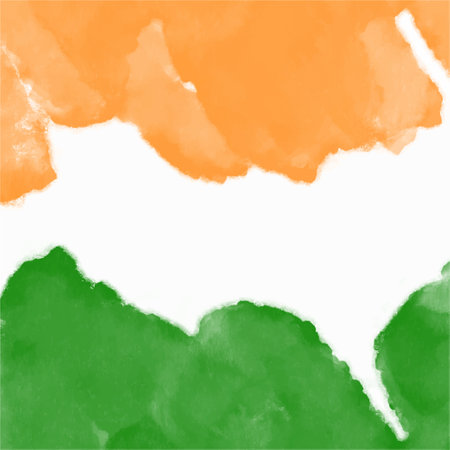 Abstract watercolor background. The color splashing in the paper.It is a hand drawn.のイラスト素材