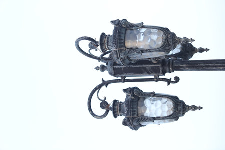 Lantern isolated on white backgroundの写真素材