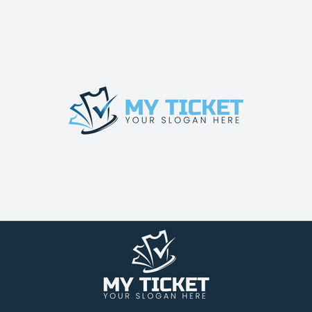 Digital ticket logo design, online ticket logo
Logo For ticketのイラスト素材