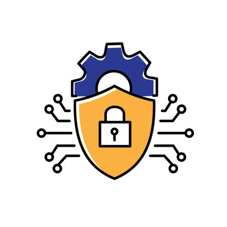 Intrusion Detection Cyber Threat Detection Vector Icon Designのイラスト素材