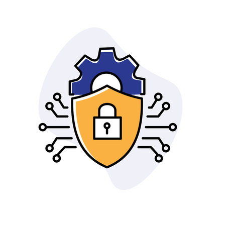 Intrusion Detection Cyber Threat Detection Vector Icon Designのイラスト素材
