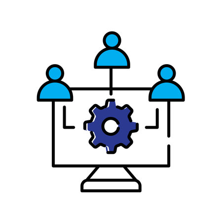Application Performance Management and Optimizing Application Performance Vector Icon Designのイラスト素材