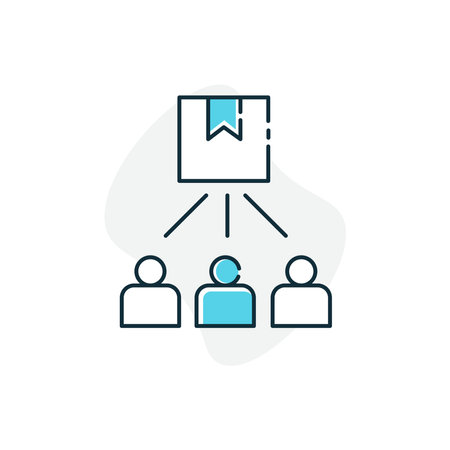 Predictive Demand Forecasting Vector Icon Designのイラスト素材
