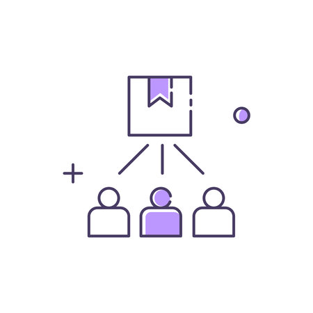 Predictive Demand Forecasting Vector Icon Designのイラスト素材
