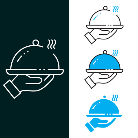 "Food Service Vector Illustration Icon Design"のイラスト素材