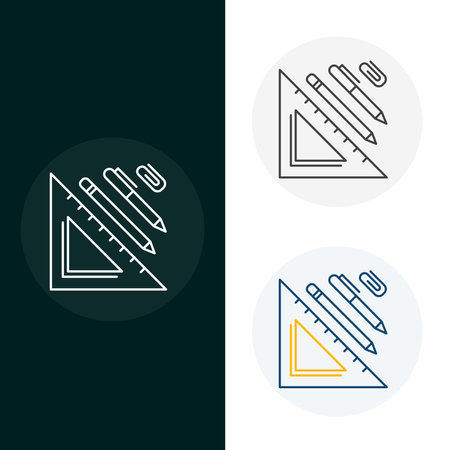 Office Essentials Supplies Vector Icon Designのイラスト素材