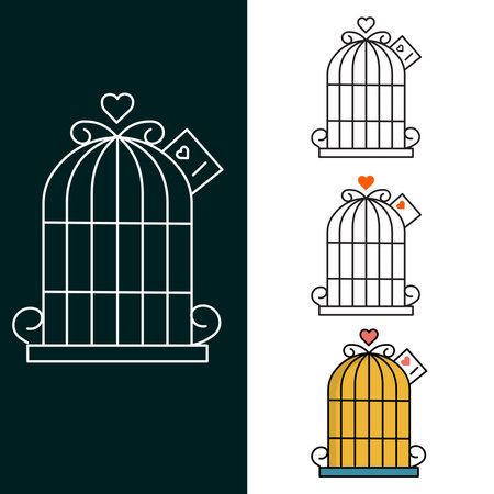"Birdcage Vector Illustration Icon DEsign"のイラスト素材
