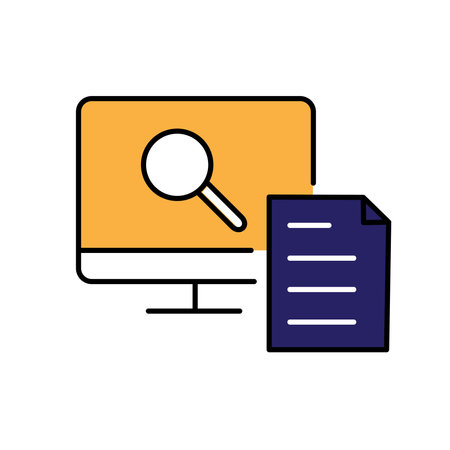 Continuous Monitoring Continuous Improvement Vector Icon Designのイラスト素材