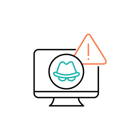 Fraud Detection Vector Icon Design Utilizing advanced technology and analytics to identify and prevent fraudulent activities, safeguarding against financial losses and maintaining trustのイラスト素材