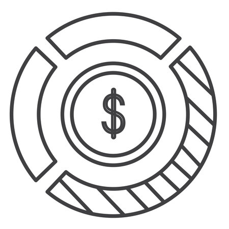 Market Share Business Share Vector Illustration Icon Designのイラスト素材