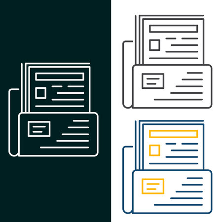 Folder, Directory, File Storage, File Manager, Storage Vector Icon Designのイラスト素材