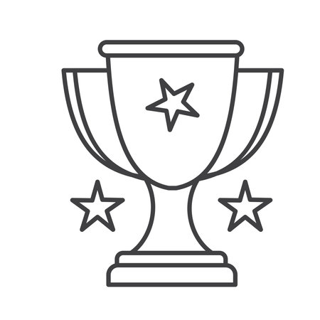 Winning Victory Vector Icon Designのイラスト素材