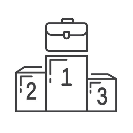 Compitition Rivalry Vector Icon Designのイラスト素材