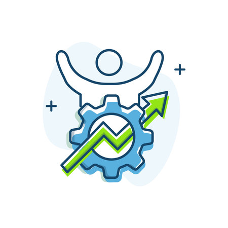 Enhancing Resilience Vector Icon Design Building adaptability and robustness to withstand and recover from challenges, ensuring continuity and sustainabilityのイラスト素材