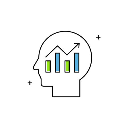 Business Data Insights Vector Icon Designのイラスト素材