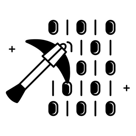 Data Mining and Predictive Analytics Vector Icon Designのイラスト素材