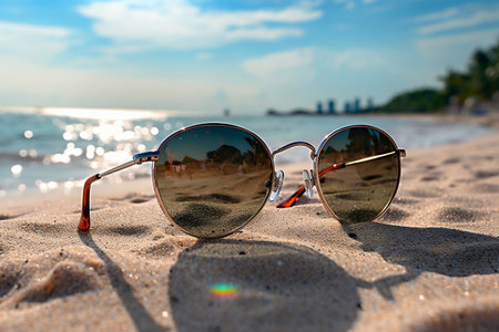 Shades of Serenity: Sun-kissed Beach Vibes Thriveの素材