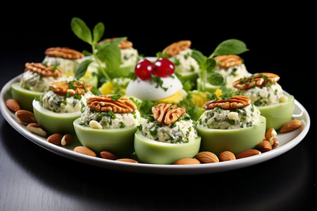 Delicious and nutritious appetizersの素材
