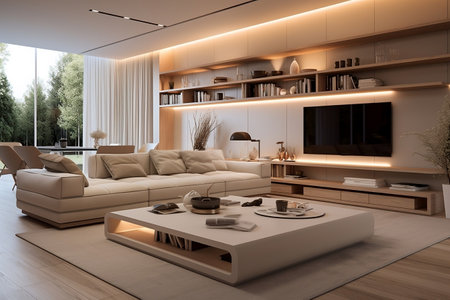 Modern living room interior designの素材