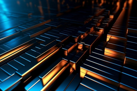 Abstract Industrial Background: Versatile Illustration for Various Usesの素材