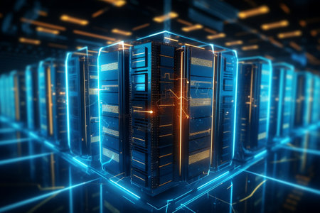 3D Cosmos of Data Storageの素材
