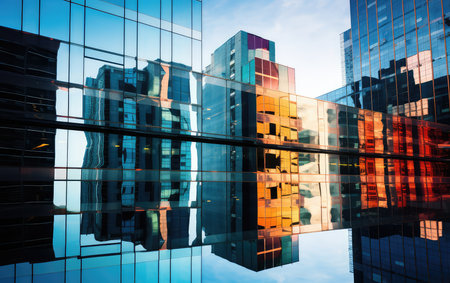 Modern Skyline Reflectionsの素材