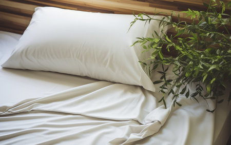 Organic Bamboo Bed Sheets.の素材