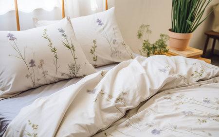 Organic Cotton Bedding Set Bedtime Bliss.の素材