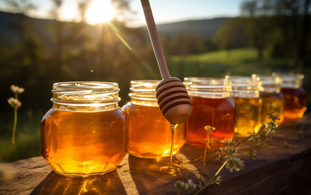 Organic Honey's Natural Sweetness.の素材