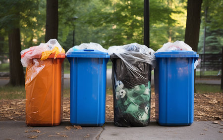 Trash Bag Holder Efficiency in Waste Management.の素材