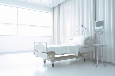 Minimalist White Hospital Roomの素材