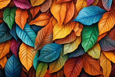 Colorful Leafy Delightの素材