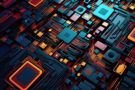 Colorful Abstract Illustration.の素材