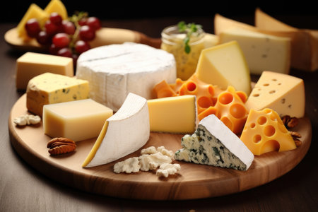 Diverse Cheese Varieties.の素材